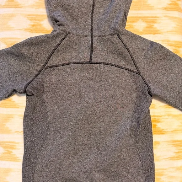 Lululemon Scuba Hoodie II in Heathered Speckled Black Size 4 - Picture 12 of 13